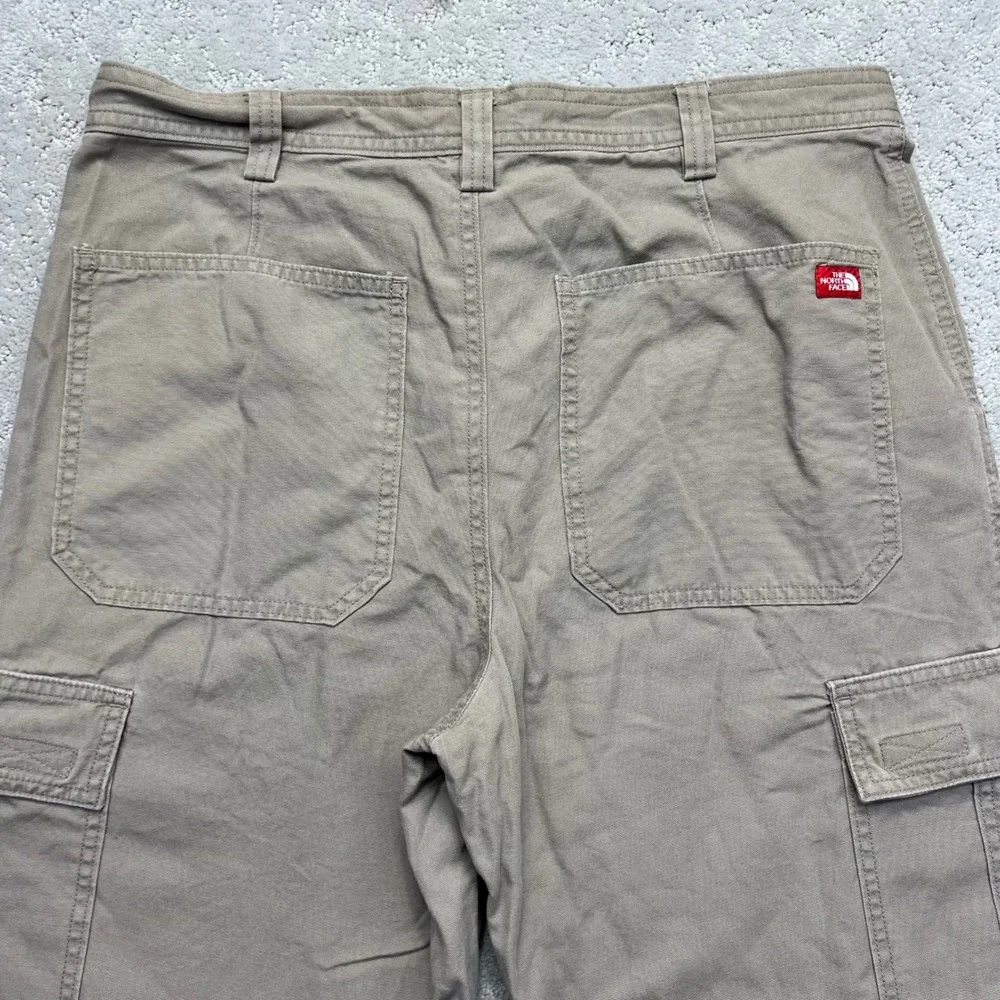 The North Face Cargo Pants Mens 34x31 Khaki Cotton Utility Hiking Outoor Y2k